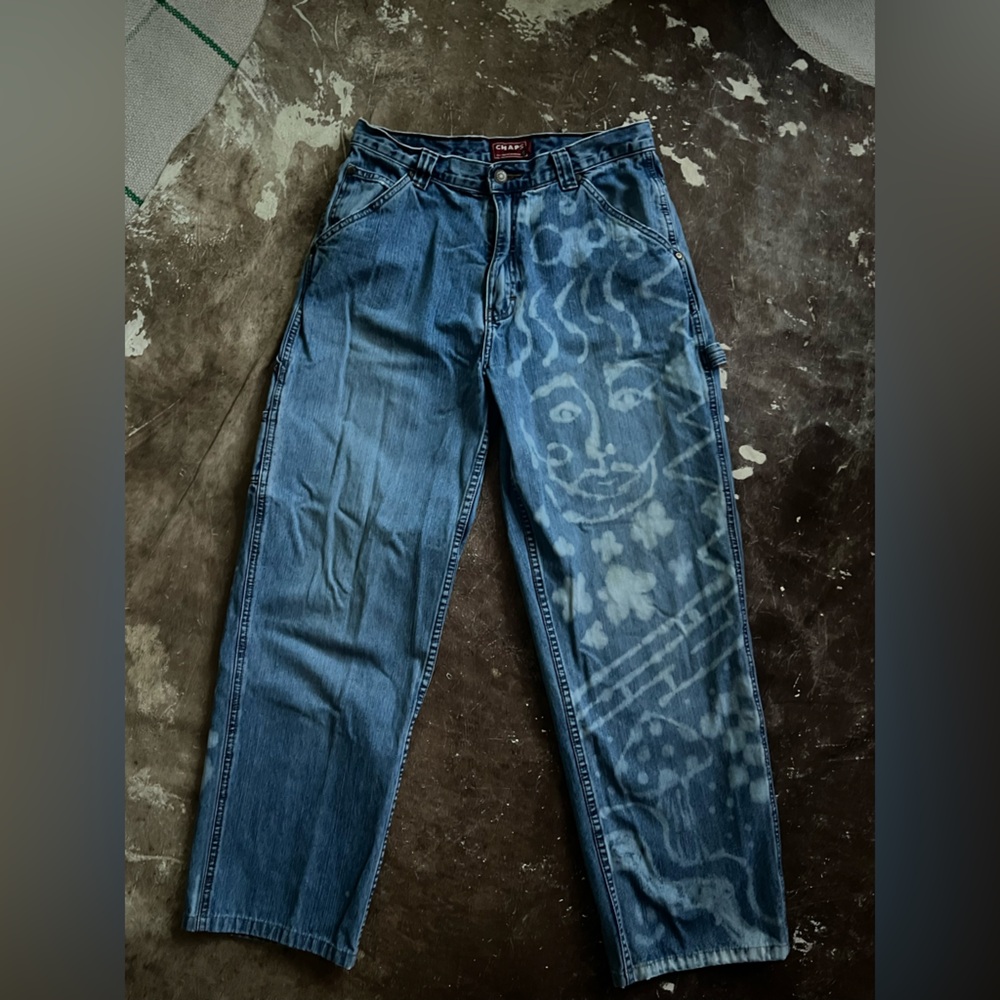 Chaps Artistic Blue Relaxed Jeans